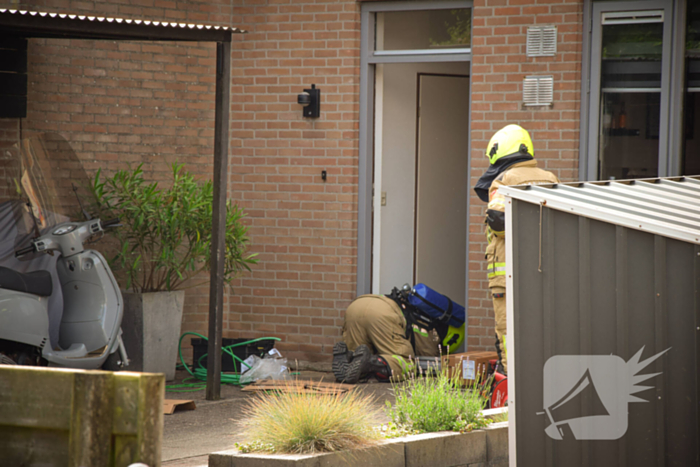 Gaslek in kruipruimte van woning