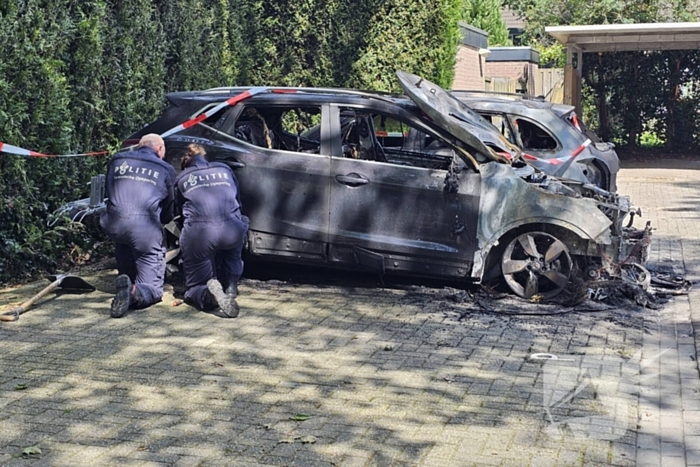 Na dagen van onrust, twee auto's afgebrand