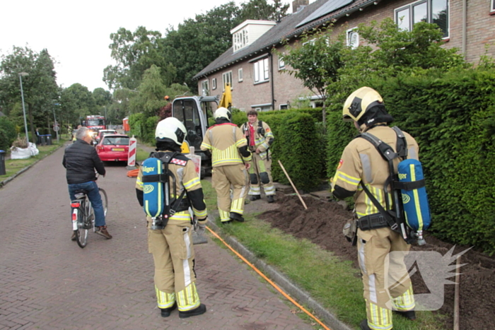 Gaslekkage na het aanleggen van glasvezel