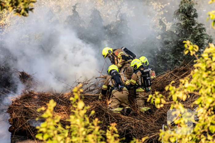 Veel schade na brand in schuur