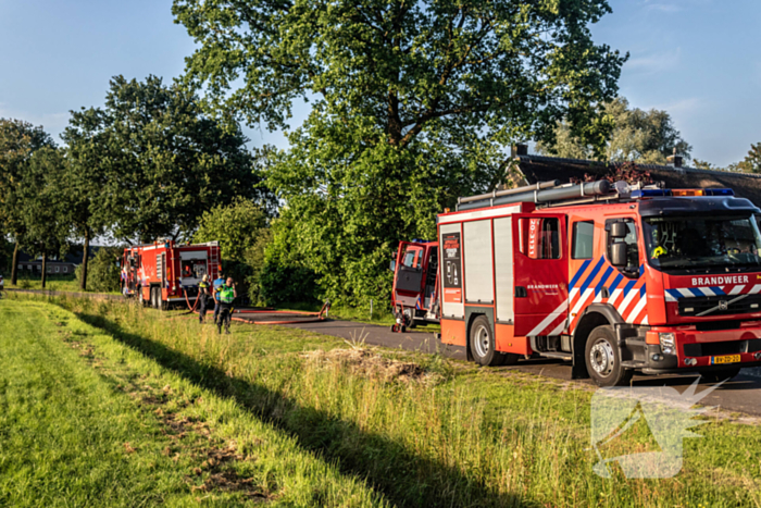 Veel schade na brand in schuur