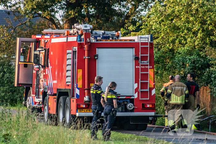 Veel schade na brand in schuur