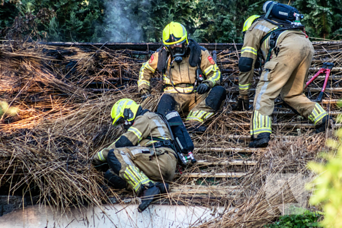 Veel schade na brand in schuur