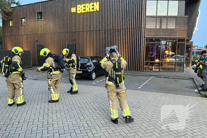 Brand in opslag van restaurant de Beren