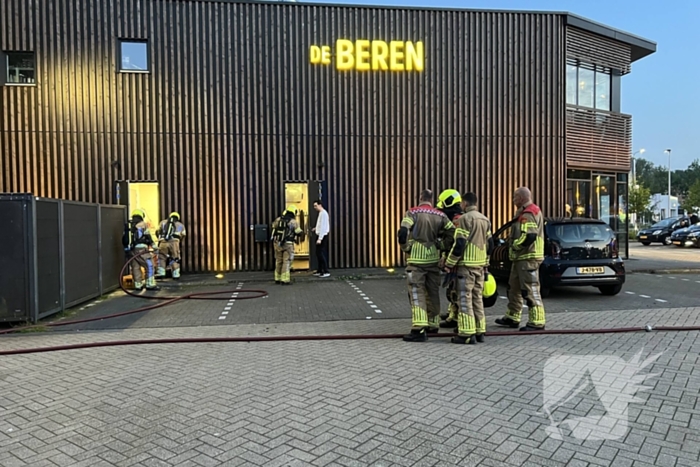 Brand in opslag van restaurant de Beren