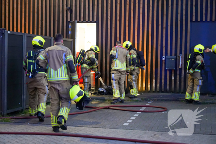 Brand in opslag van restaurant de Beren