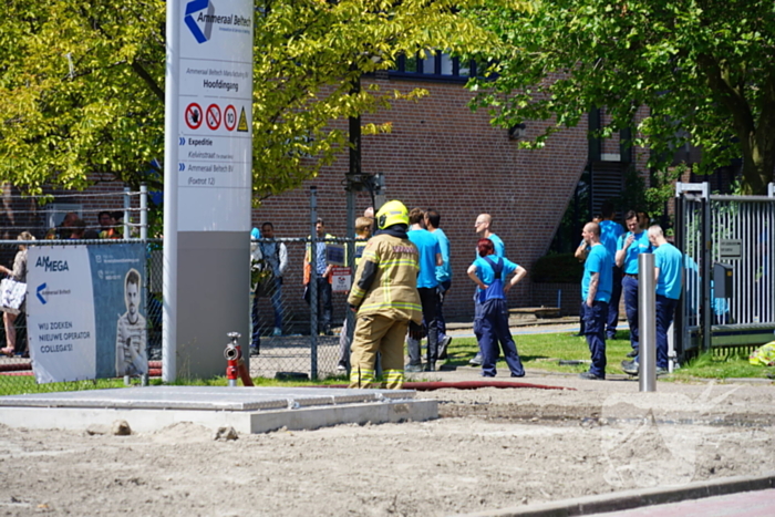 Brand bij bedrijf in transportmaterieel