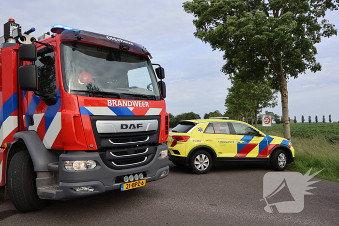 Wielrenner gewond bij botsing met bestebus