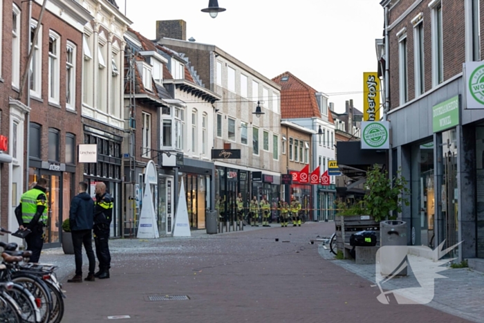 Veel schade na plofkraak pinautomaat