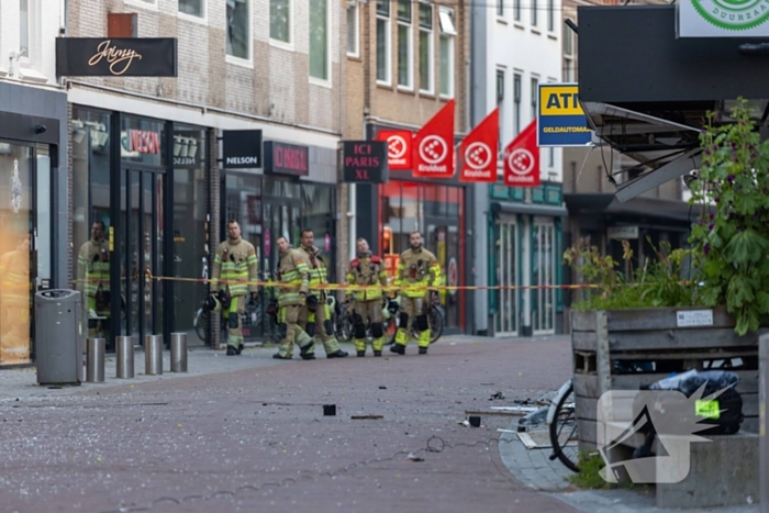 Veel schade na plofkraak pinautomaat