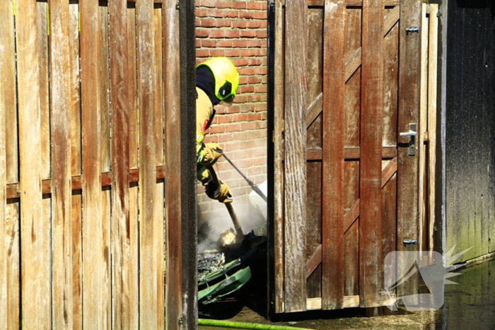 Brandende kliko veroorzaakt veel rookontwikkeling