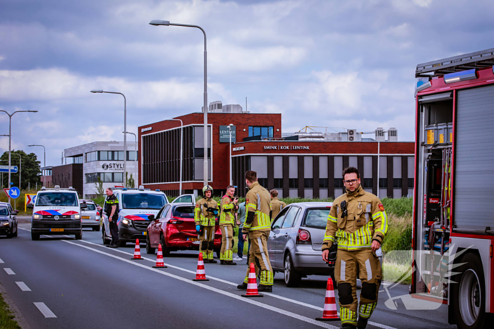 Provincialeweg deels dicht door aanrijding