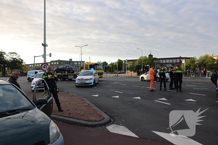 Forse schade bij botsing meerdere voertuigen