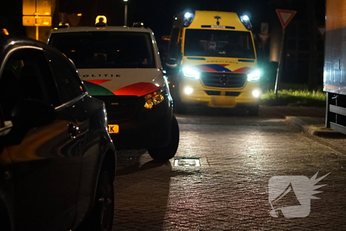 Schade na botsing tussen twee voertuigen