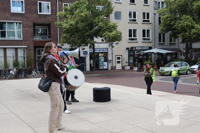 Veel demonstranten bij Pro Palestina demonstratie