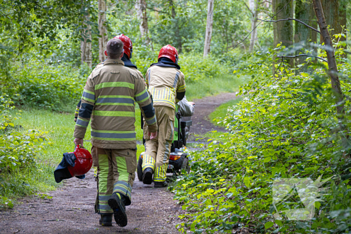 Brandweer schiet vastzittende scootmobieler te hulp