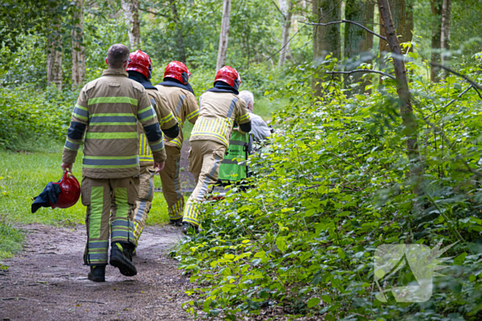 Brandweer schiet vastzittende scootmobieler te hulp