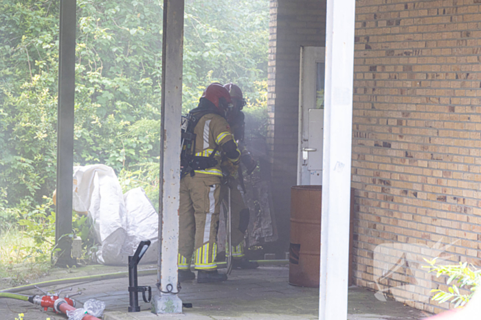 Grote brand uitgebroken in leegstaand