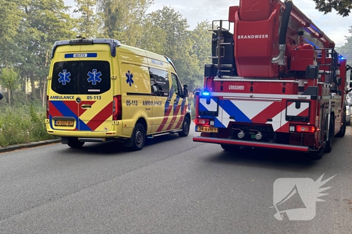 Woning zwart geblakerd na felle brand