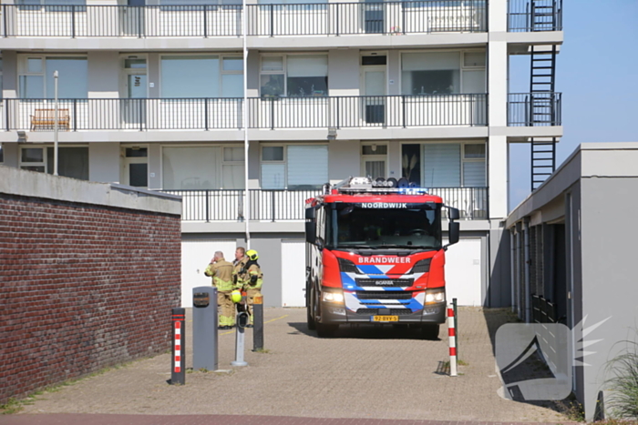 Brand in spouwmuur