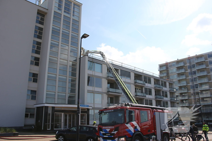 Brand in spouwmuur