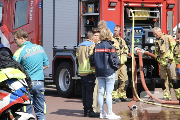 Brand in spouwmuur