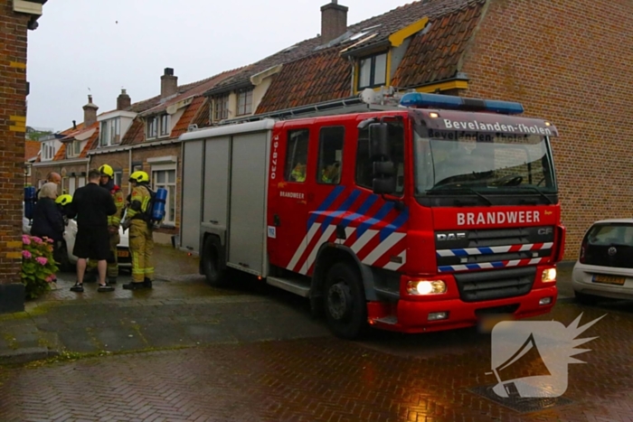 Brandweer aanwezig voor koolmonoxide melding in woonhuis