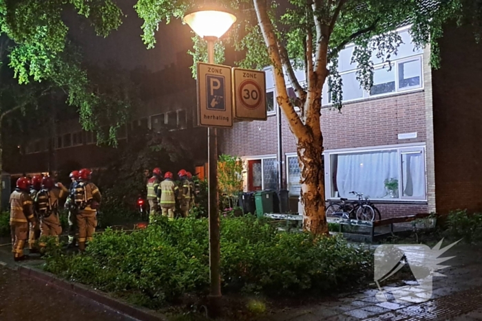 Brand op zolder van woonhuis