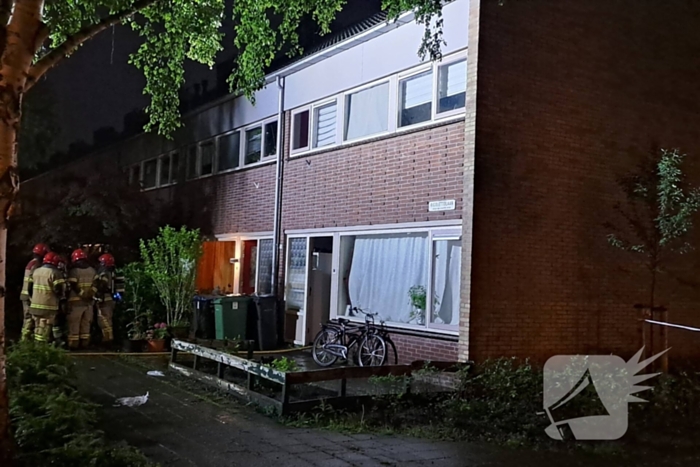 Brand op zolder van woonhuis