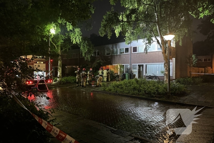 Brand op zolder van woonhuis