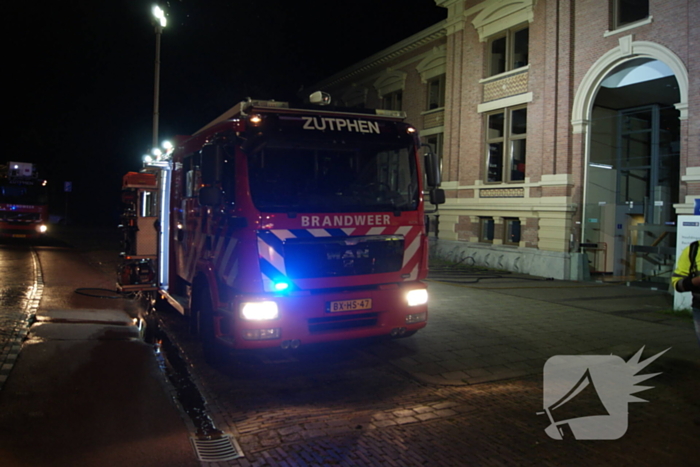 Brandweer ingezet voor brand in rechtbank