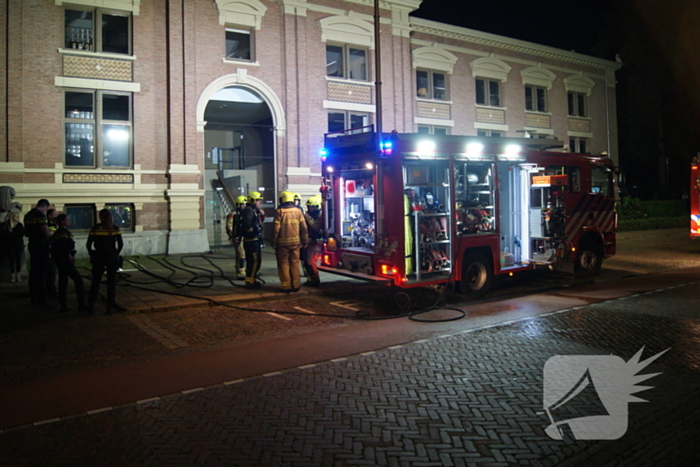 Brandweer ingezet voor brand in rechtbank