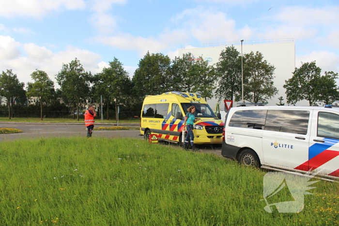 Traumahelikopter geland voor noodsituatie