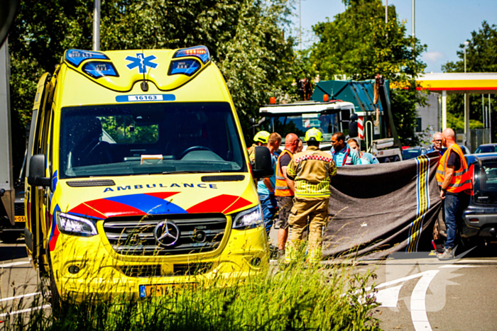 Veel hulpdiensten naar kop-staartbotsing