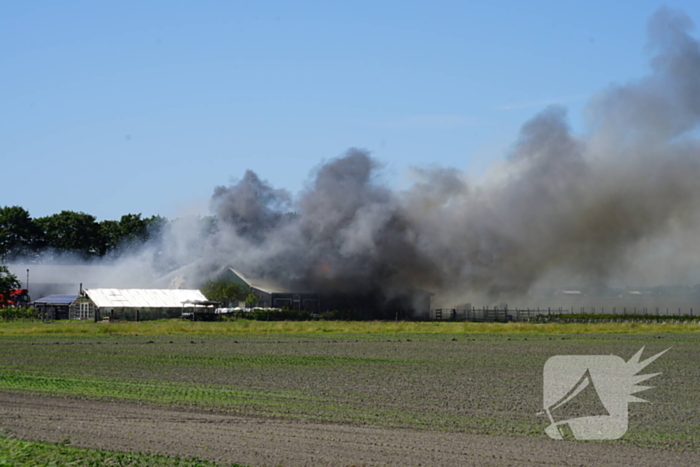 Uitslaande brand bij zorgboerderij