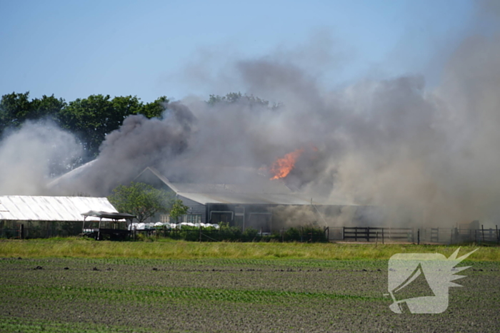 Uitslaande brand bij zorgboerderij