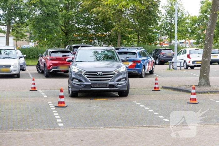 Politieonderzoek op parkeerplaats