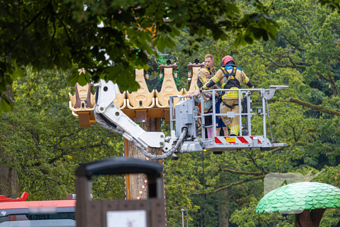 Kinderen gered uit attractie Speelpark Oud Valkeveen