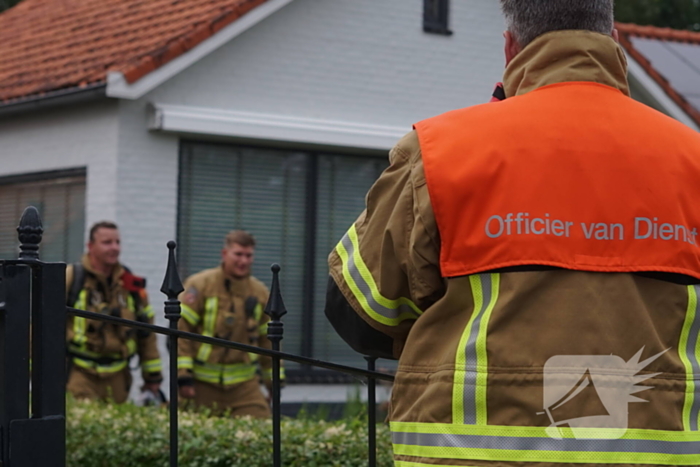 Gasleiding gaat kapot in tuin