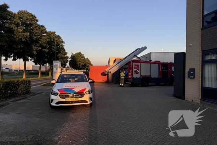 Containerbrand in de wijk De Bunders