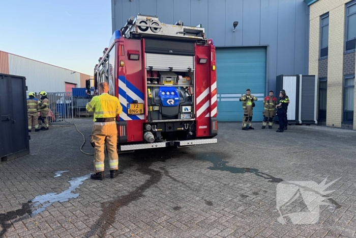 Containerbrand in de wijk De Bunders