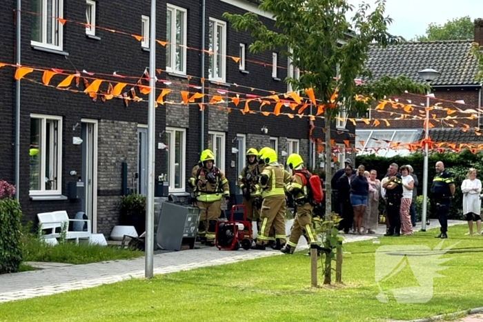 Woning geventileerd na brand