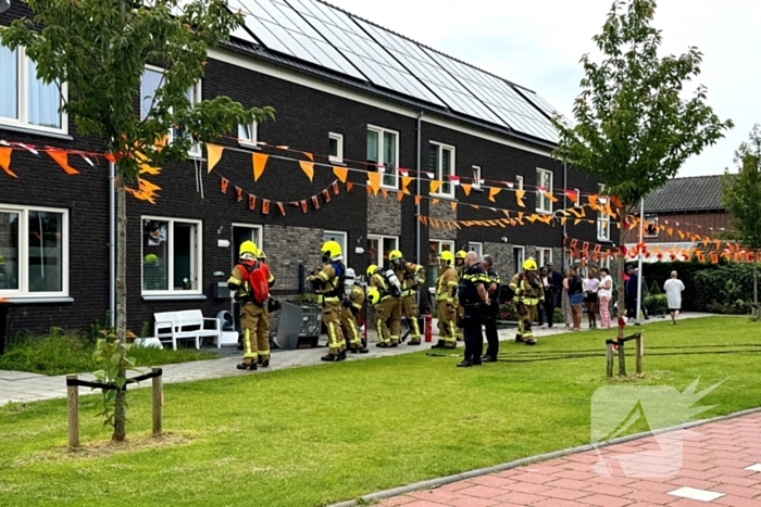 Woning geventileerd na brand