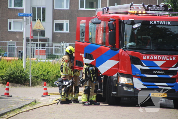 Hard sissend geluid bij werkzaamheden voortuin