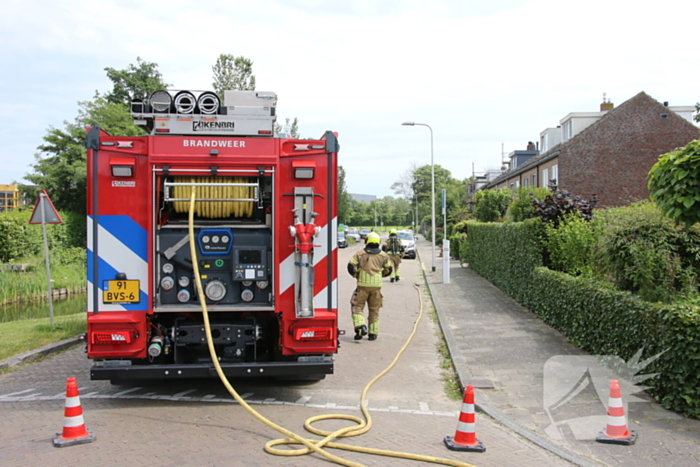 Hard sissend geluid bij werkzaamheden voortuin