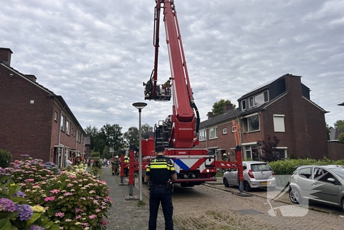 Kat overleden bij brand in hoekwoning