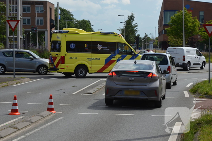 Scooterrijder gewond bij ongeval