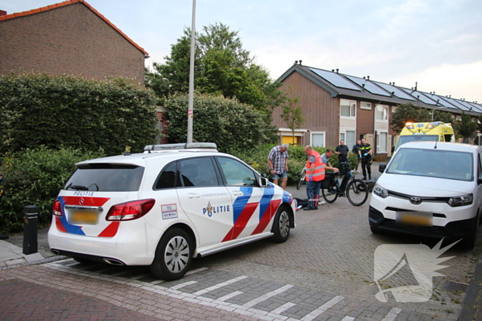 Fietser gewond bij aanrijding met bezorgscooter