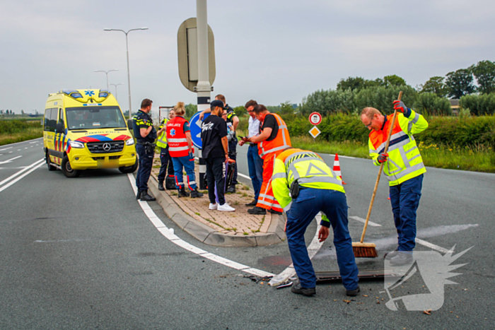 Flinke schade bij botsing op kruising