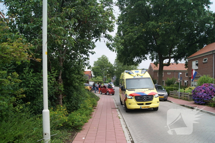 Schade en gewonden bij ongeval met brommobiel